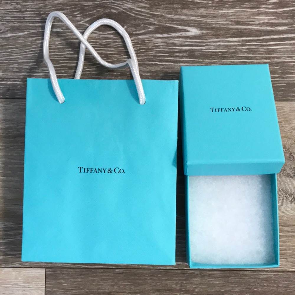 Tiffany bag and box. Please see photo.